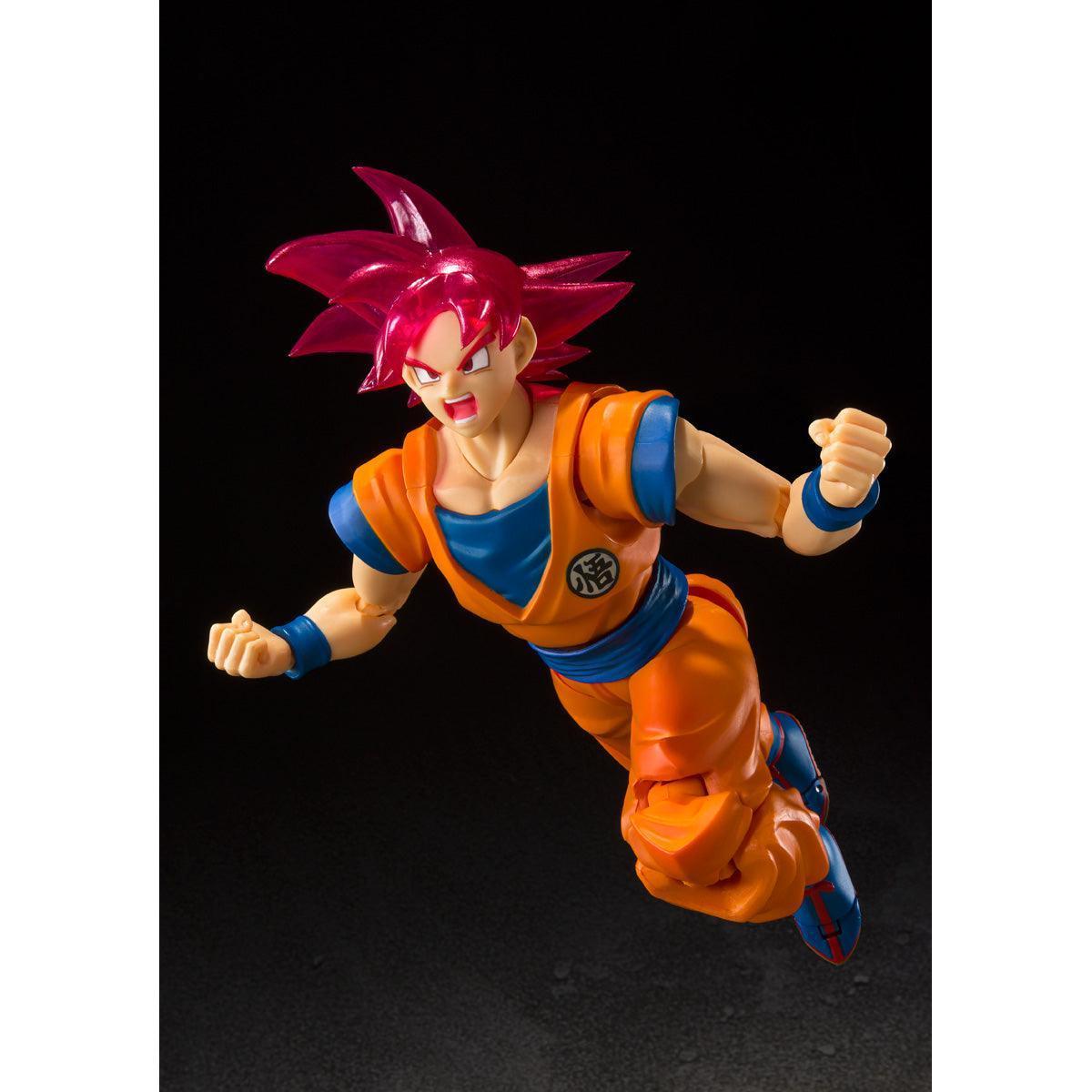 Bandai Dragon Ball Super: S.H.Figuarts Super Saiyan God Son Goku Event Exclusive Color Edition (SDCC 2021) - Kidultverse