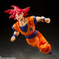 Bandai Dragon Ball Super: S.H.Figuarts Super Saiyan God Son Goku Saiyan God [Instilled With The Light of Righteous Hearts] - Kidultverse