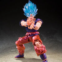 Bandai Dragon Ball Super: S.H.Figuarts Super Saiyan God Super Saiyan Son Goku Kaioken [V-Jump Edition] - Kidultverse
