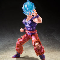 Bandai Dragon Ball Super: S.H.Figuarts Super Saiyan God Super Saiyan Son Goku Kaioken [V-Jump Edition] - Kidultverse