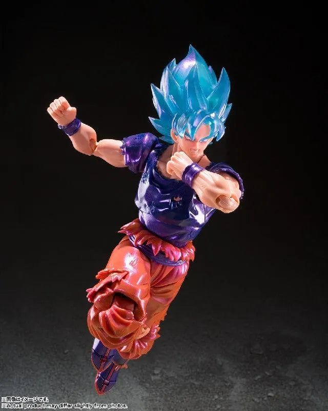 Bandai Dragon Ball Super: S.H.Figuarts Super Saiyan God Super Saiyan Son Goku Kaioken [V-Jump Edition] - Kidultverse