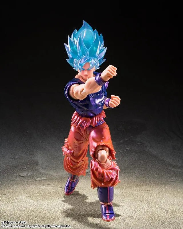 Bandai Dragon Ball Super: S.H.Figuarts Super Saiyan God Super Saiyan Son Goku Kaioken [V-Jump Edition] - Kidultverse
