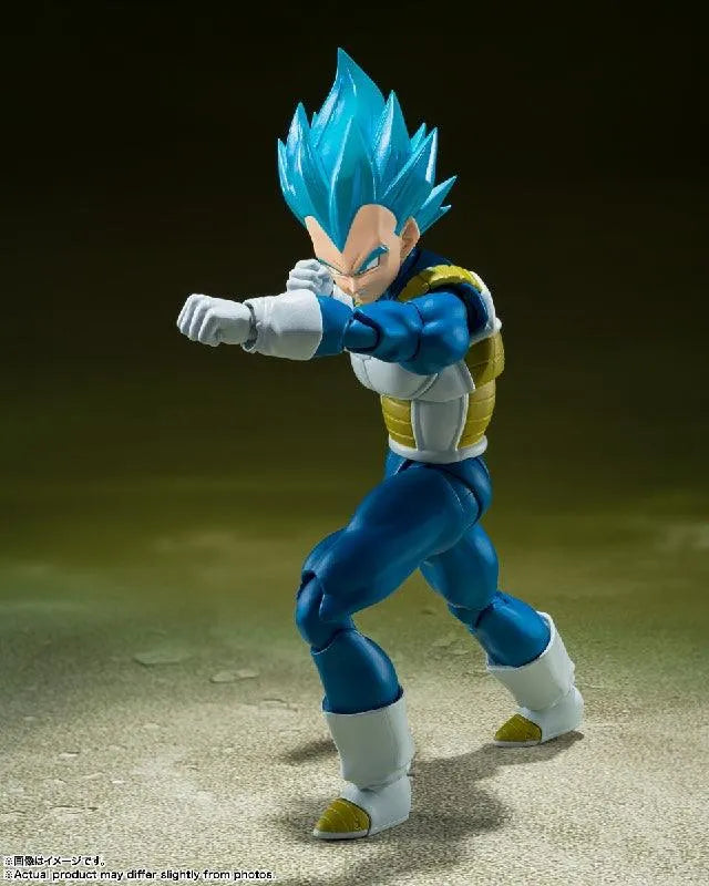 Bandai Dragon Ball Super: S.H.Figuarts Super Saiyan God Super Saiyan Vegeta [Unwavering Saiyan Pride] - Kidultverse