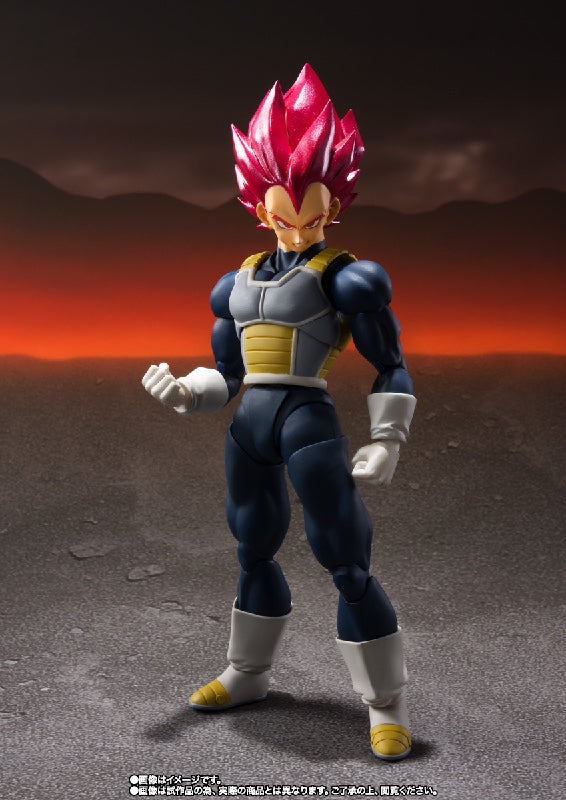 Bandai Dragon Ball Super: S.H.Figuarts Super Saiyan God Vegeta 15th Anniversary Ver. - Kidultverse