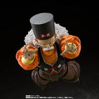 Dragon Ball Z: S.H.Figuarts Android 20 – top-down view of figure on black backdrop