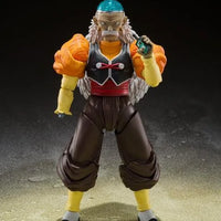 Dragon Ball Z: S.H.Figuarts Android 20 – front view with teal cap and remote