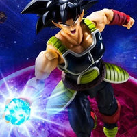 Dragon Ball Z: S.H.Figuarts Bardock – energy ball pose against space backdrop
