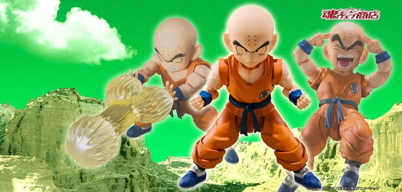 Bandai Dragon Ball Z: S.H.Figuarts Krillin [Son Goku's Old Friend] - Kidultverse