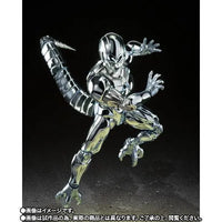 Dragon Ball Z: S.H.Figuarts Metal Cooler – dynamic action pose with disclaimer text