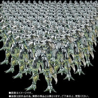 Dragon Ball Z: S.H.Figuarts Metal Cooler – a grid of many identical silver figures