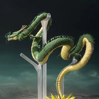 Dragon Ball Z: S.H.Figuarts Shenron – full view on clear stand with dragon ball base