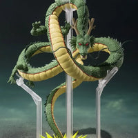 Dragon Ball Z: S.H.Figuarts Shenron – coiled dragon on clear stand with yellow base