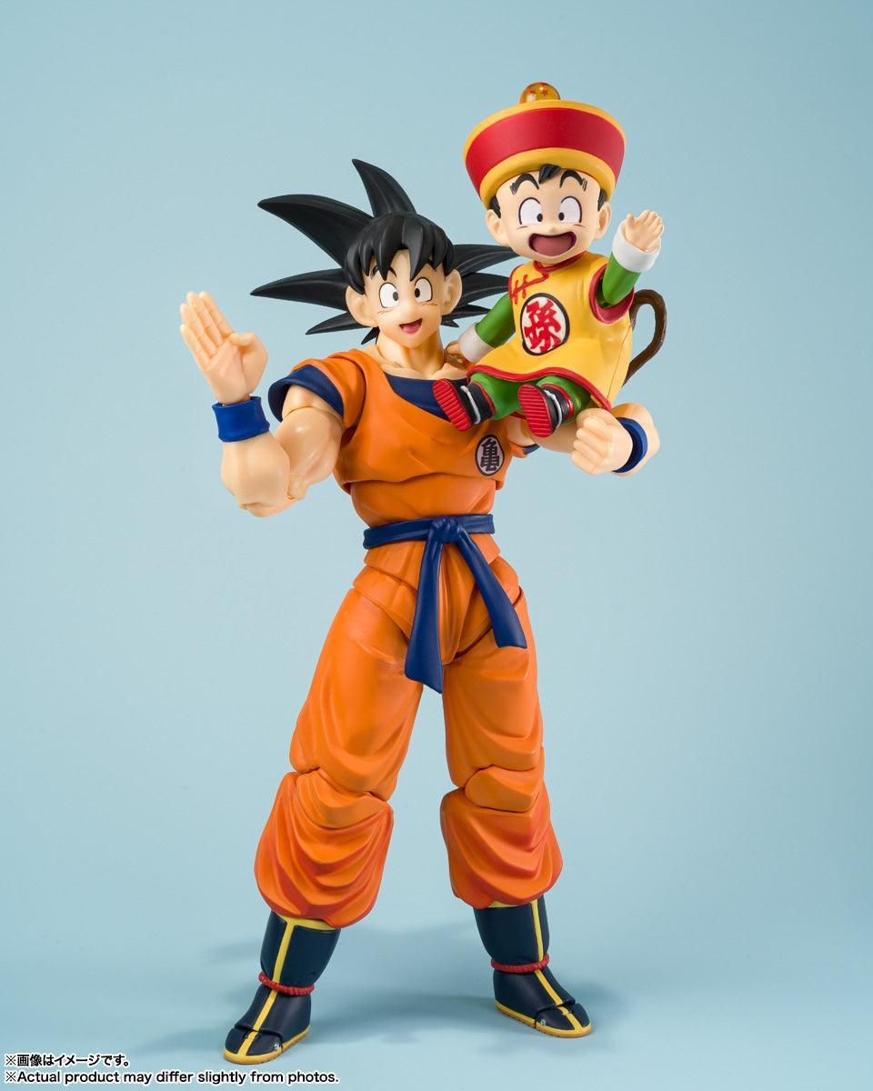 Bandai Dragon Ball Z: S.H.Figuarts Son Goku & Son Gohan [Kid] & Kintoun Exclusive Edition (SDCC 2024) - Kidultverse