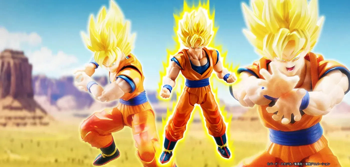 Bandai Dragon Ball Z: S.H.Figuarts Super Saiyan Son Goku [Games Begin] - Kidultverse