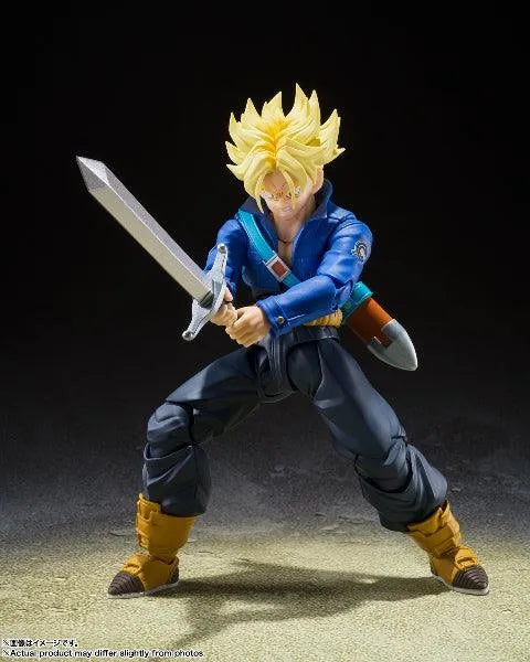 Bandai Dragon Ball Z: S.H.Figuarts Super Saiyan Trunks [Boy from the Future] - Kidultverse