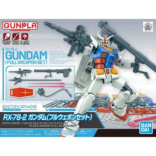 Bandai Entry Grade 1/144 RX-78-2 Gundam [Full Weapon Set] - Kidultverse