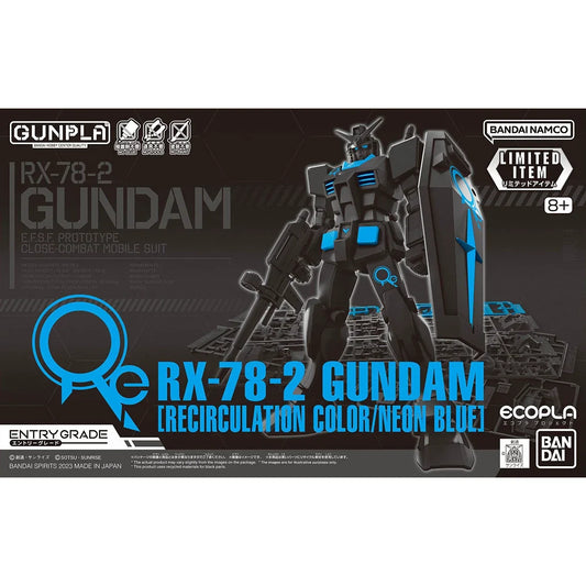 Bandai Entry Grade 1/144 RX-78-2 Gundam [Recirculation Color/Neon Blue] (P-Bandai) - Kidultverse