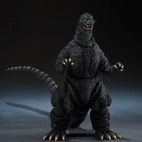 Godzilla VS Biollante: S.H.MonsterArts Godzilla – full-body front view on grey backdrop