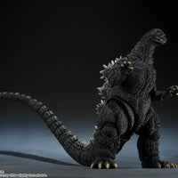 Godzilla VS Biollante: S.H.MonsterArts Godzilla – three-quarter rear view on dark backdrop