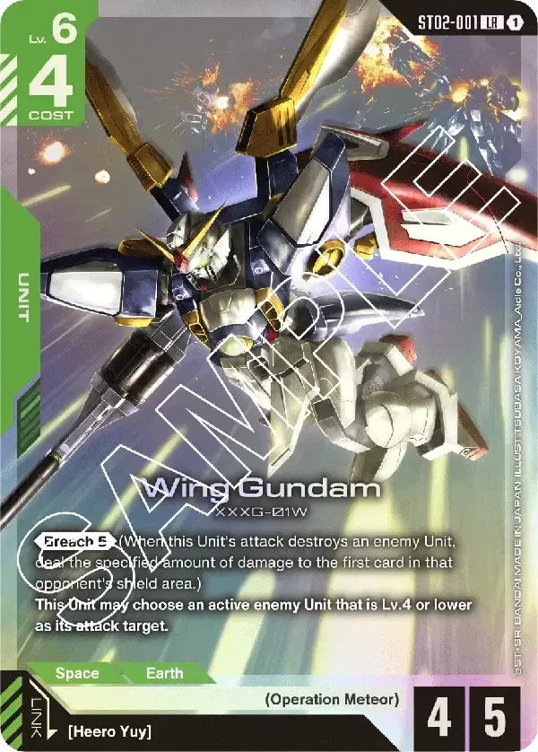 Bandai Gundam Card Start Deck Gundam Assemble Set Wing of Advance (ST02A) [Japanese Ver.] - Kidultverse