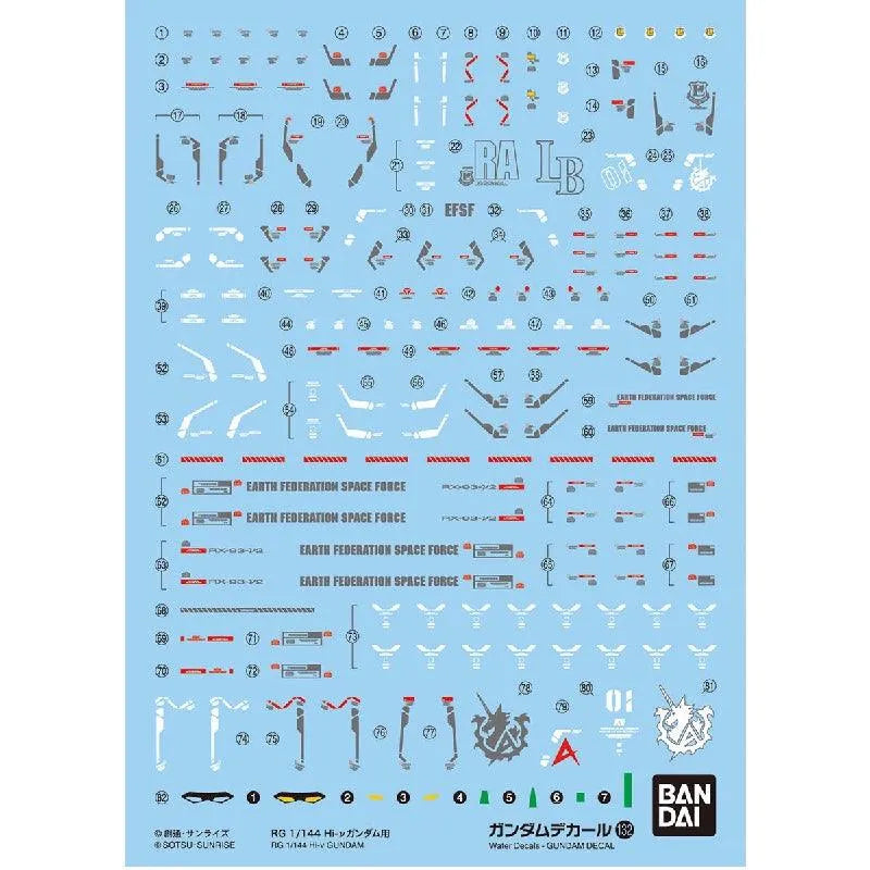 Bandai Gundam Decal [132] RG 1/144 Hi-Nu Gundam - Kidultverse