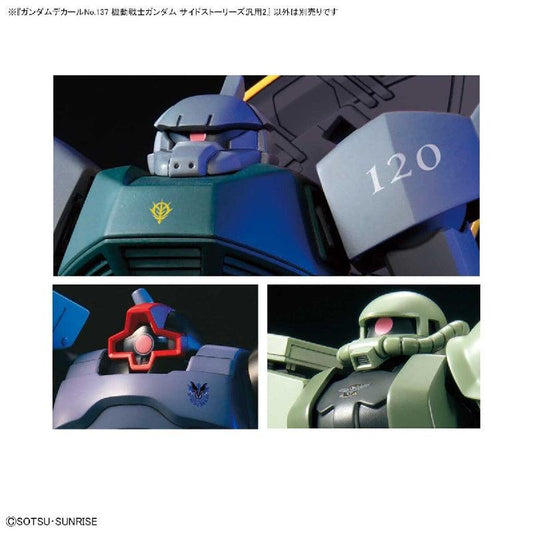Bandai Gundam Decal [137] Mobile Suit Gundam Side Stories Multiuse 2 - Kidultverse
