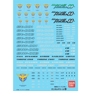 Bandai Gundam Decal [46] Mobile Suit Gundam 00 Multiuse 1 - Kidultverse