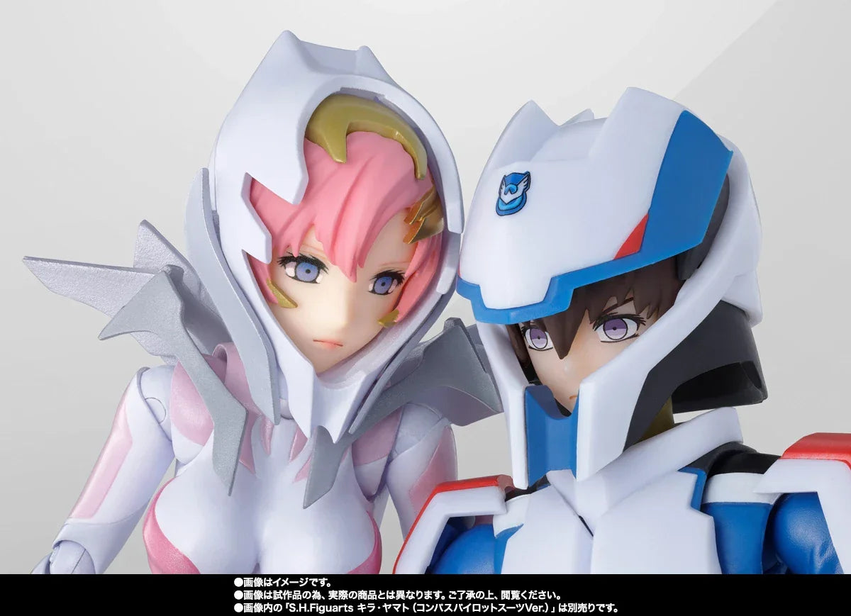 Bandai Gundam Seed Freedom: S.H.Figuarts Lacus Clyne [Pilot Suit Ver.] Ride-on Set (P-Bandai) - Kidultverse