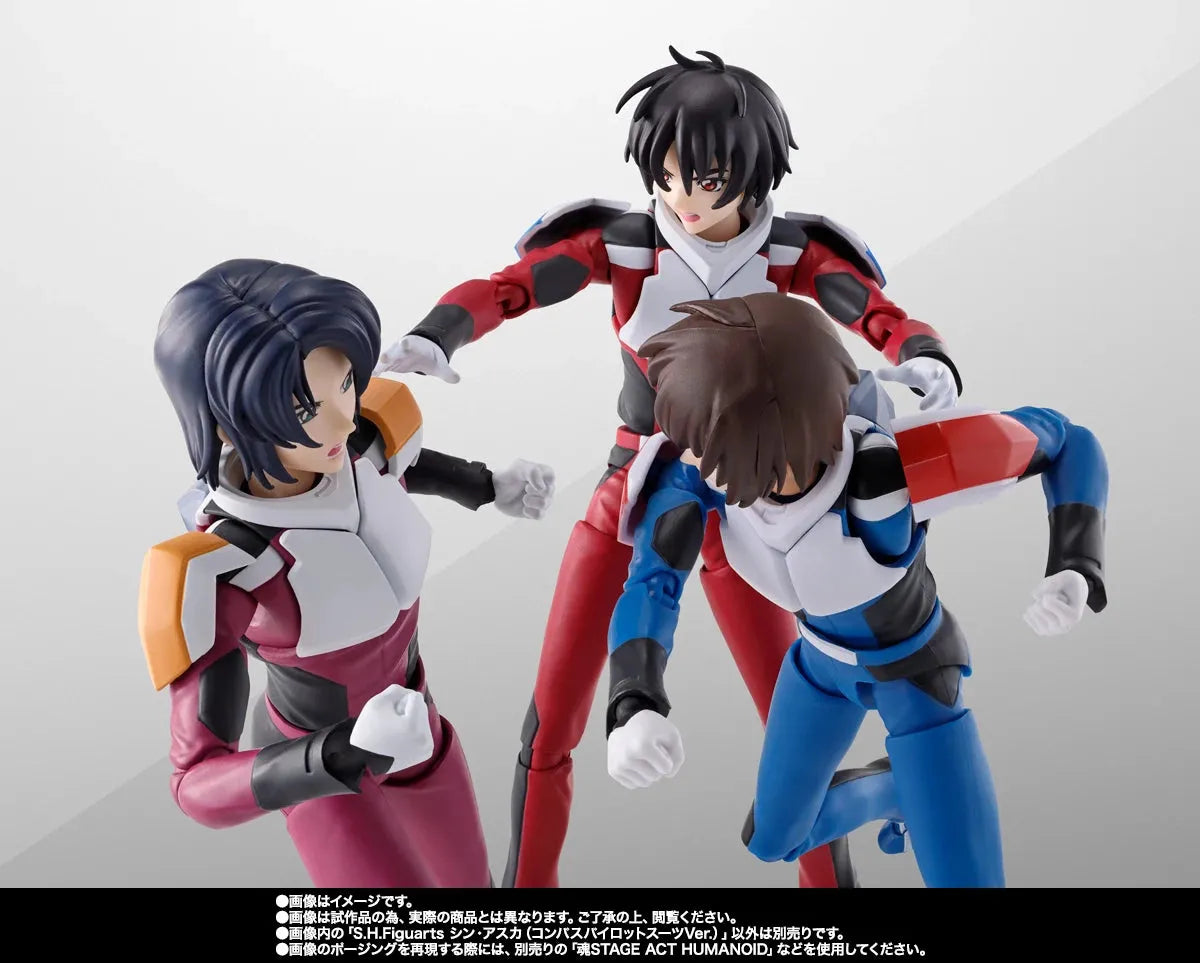 Bandai Gundam Seed Freedom: S.H.Figuarts Shinn Asuka [Compass Pilot Suit Ver.] (P-Bandai) - Kidultverse