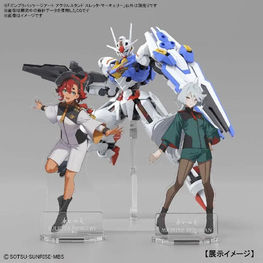 Bandai Gunpla Package Art Acrylic Stand [Suletta Mercury] - Kidultverse