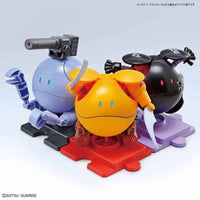 Haropla No.011 Zakrello Haro – three Haro units on purple, red and black base plates