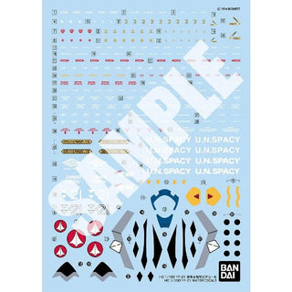 Bandai HG 1/100 Macross YF-21 Water Decal (Robotech) - Kidultverse