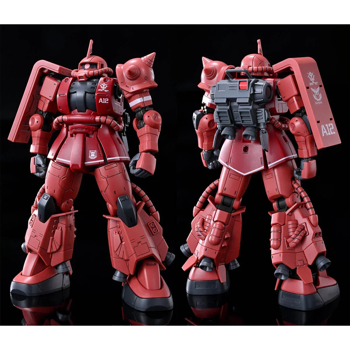 Bandai HG 1/144 MS-06R-1A Char's Zaku II High Mobility Type (P-Bandai) - Kidultverse