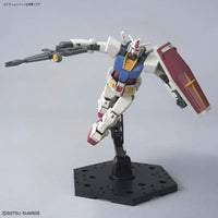 HG 1/144 RX-78-2 Gundam – action pose on hexagonal base