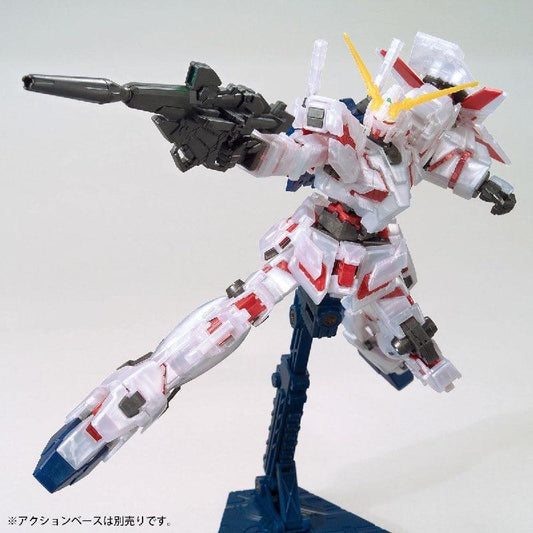 Bandai HG 1/144 The Gundam Base Limited Unicorn Gundam [Destroy Mode] [Metallic Gloss Injection] - Kidultverse
