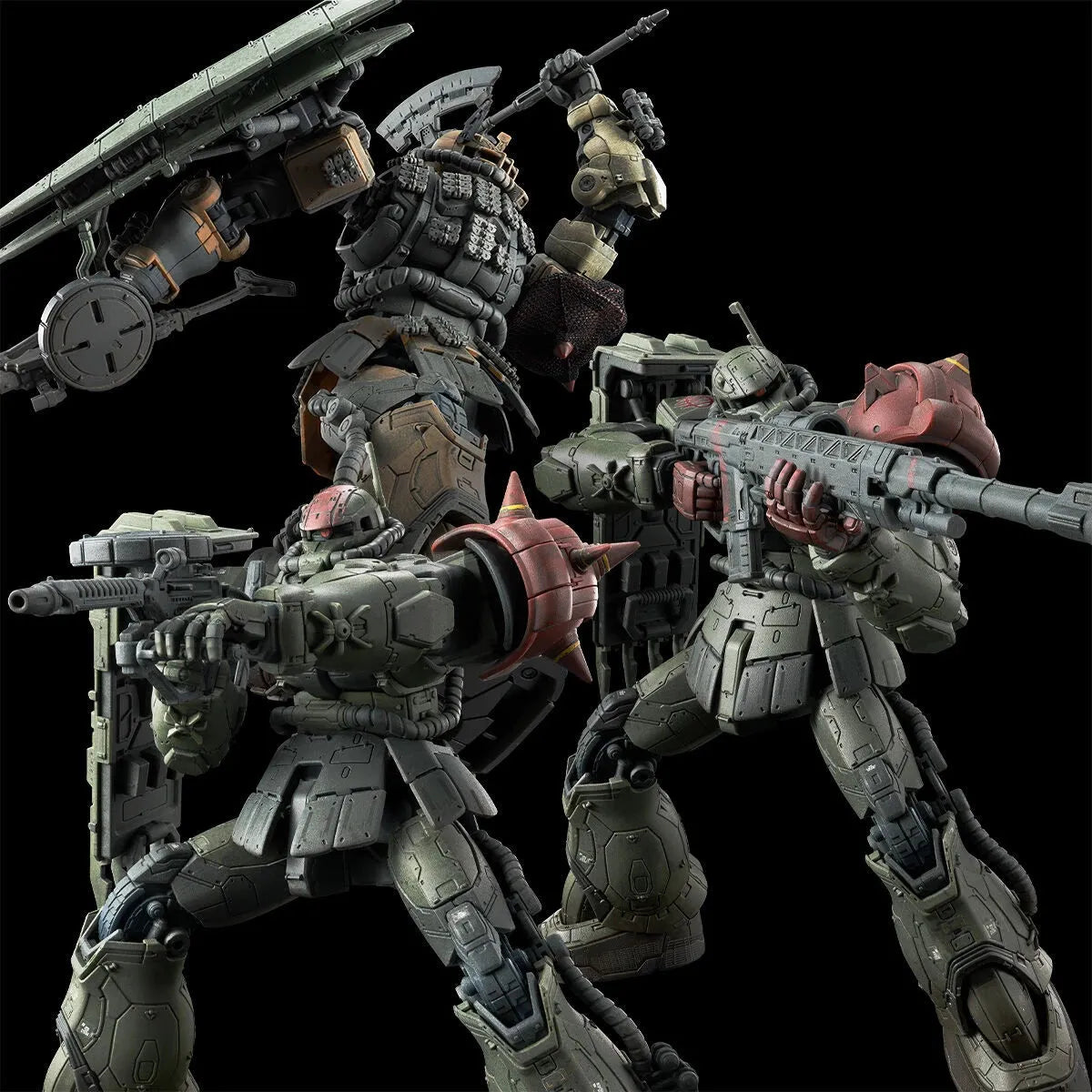 Bandai HG 1/144 Zaku II F Type Chubs & Kale + Unidentified Type Solari Custom Parts Set [RFV] (P-Bandai) - Kidultverse