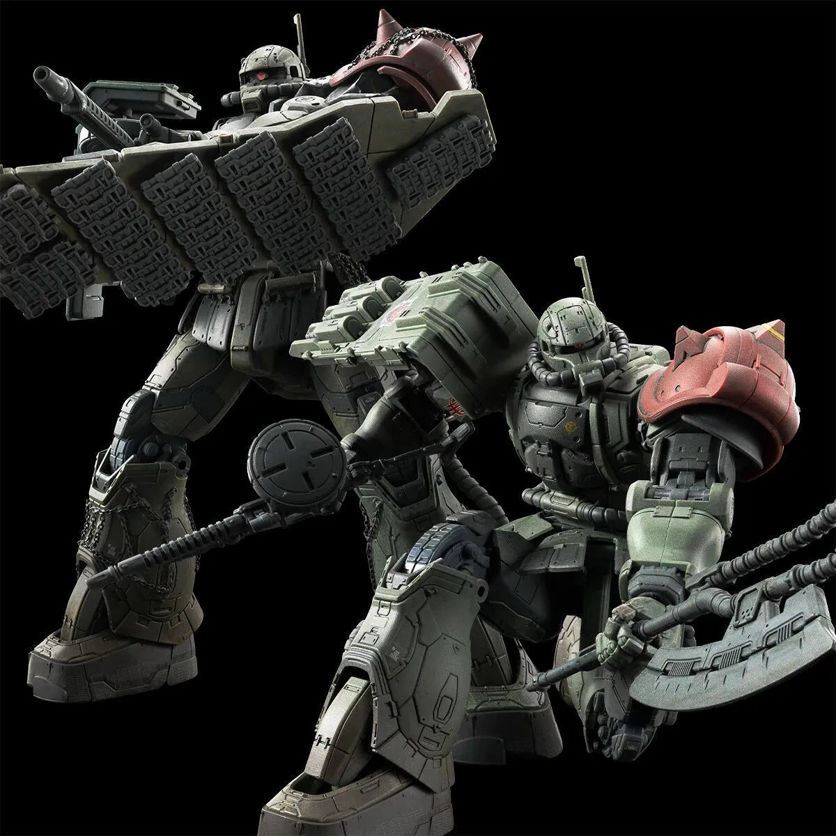Bandai HG 1/144 Zaku II F Type LeSean & Unidentified Type LeSean [RFV] (P-Bandai) - Kidultverse