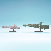 HG EX Model 1/1700 No.023 Salamis & Magellan – side-by-side view on stands