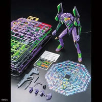 HG No.04 Evangelion-01 Test Type – unassembled sprues, hands and weapon parts