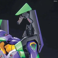 HG No.04 Evangelion-01 Test Type – close-up of shoulder pylon and entry plug latch