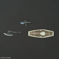 HGAC 1/144 No.223 WMS-03 Maganac – weapons and shield accessories laid out