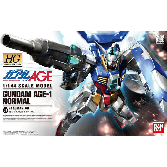 Bandai HGAGE 1/144 No.01 Gundam AGE-1 Normal - Kidultverse