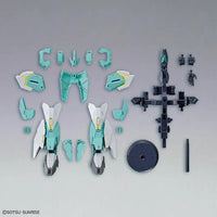 HGBD:R 1/144 No.031 Nepteight Unit – unassembled parts on grey backdrop