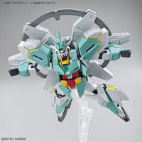HGBD:R 1/144 No.031 Nepteight Unit – front view with clear stand and fin funnels