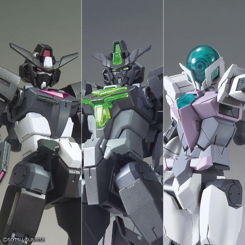 Bandai HGBD:R 1/144 The Gundam Base Limited Core Gundam & Core Gundam II & Alus Core Gundam [Low Visibility Ver.] - Kidultverse