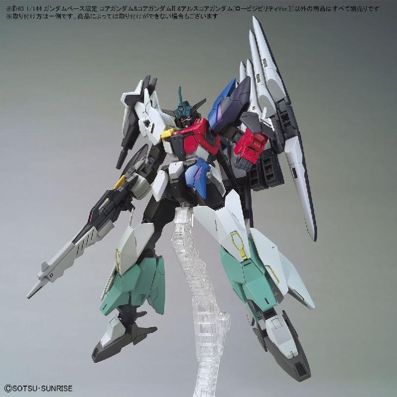 Bandai HGBD:R 1/144 The Gundam Base Limited Core Gundam & Core Gundam II & Alus Core Gundam [Low Visibility Ver.] - Kidultverse