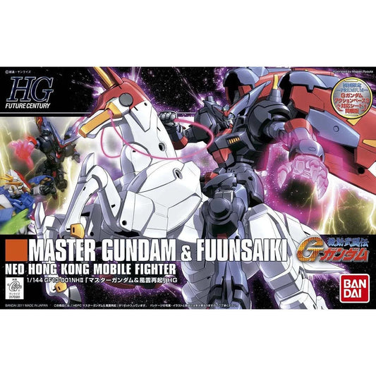 Bandai HGFC 1/144 No.128 GF13-001NHII Master Gundam & Fuunsaiki - Kidultverse