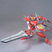 HGG00 1/144 No.012 GNW-002 Gundam Thaone Zwei – three-quarter view with oversized sword