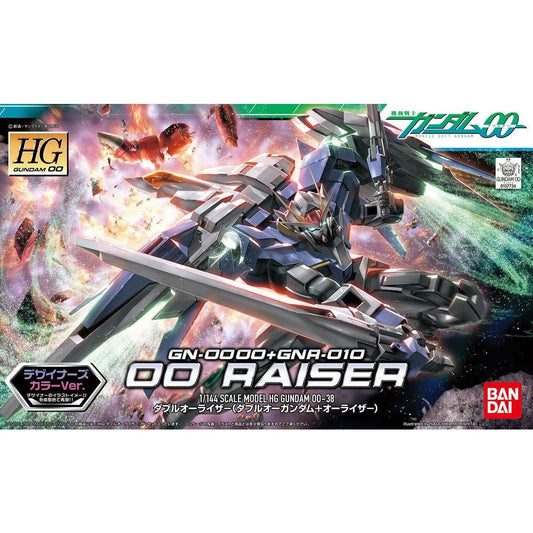 Bandai HGG00 1/144 No.038 GN-0000+GNR-010 00 Raiser [Designer's Color Ver.] - Kidultverse