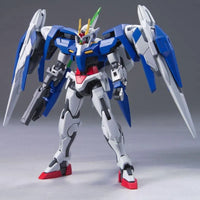 HGG00 1/144 No.054 GN-0000+GNA-010 00 Raiser + GN Sword III – front view with wings spread